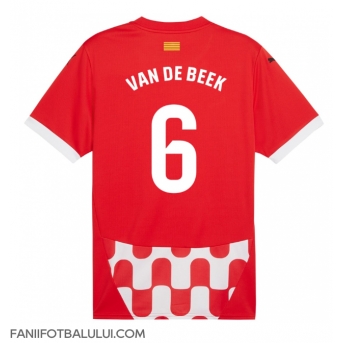 Girona Donny van de Beek #6 Tricou Fotbal Replică 2024-25 Barbati Acasa